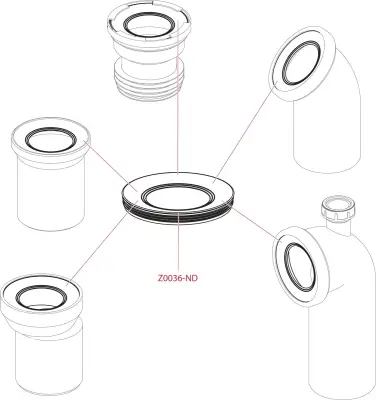 ALCA WC KOLENO 90/110A90-90P40