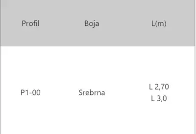 LAJ STEPENIŠNA 10 P1-00 2,7m