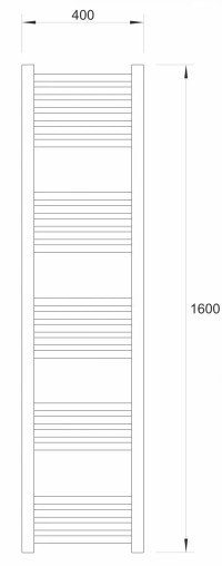 SUŠAČ WARME WERRA 40X160 BELI